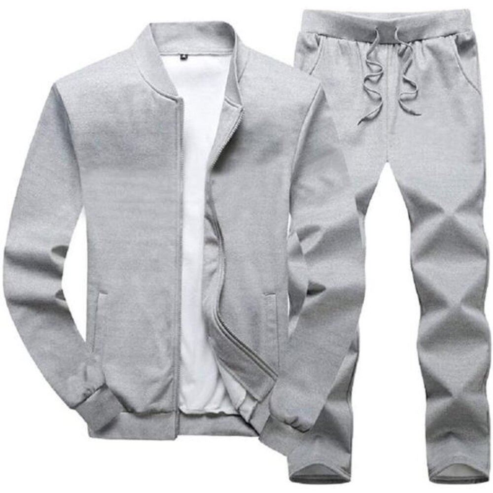 Men's Casual Tracksuit Long Sleeve Running Jogging Athletic Sports Set